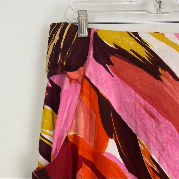 Anthropologie Cordelia Watercolor Wrap Skirt - Picture 7 of 10